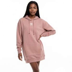 Pink 2000 Luxe Rhinestone accent hoodie | Adidas| XS